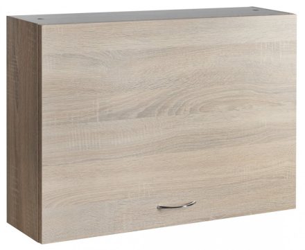 Aqualine Keramia Fresh 1 ajtós felsőszekrény 70x50x20 platina tölgy 52364