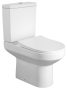 Aqualine Vermet monoblokkos kerámia WC csésze 37x63,5 cm vario kifolyású, fehér VR038