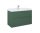 Arezzo design Monterey 80 alsószekrény szifonkivágással, 2 fiókkal, matt zöld AR-168561