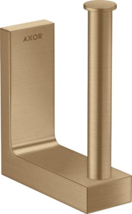 Axor Universal Négyszögletes tartalék WC papír tartó, szálcsiszolt bronz 42654140