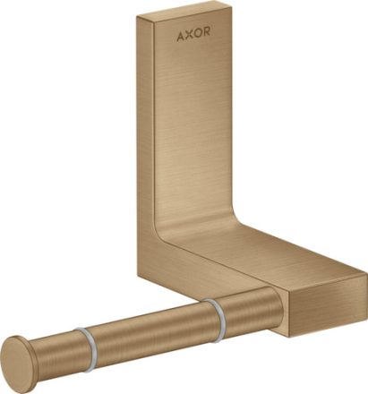 Axor Universal négyszögletes WC papír tartó, szálcsiszolt bronz 42656140