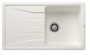 Blanco Sona 5 S egymedencés gránit mosogató csepegtető felülettel 86x50 cm, fehér 519674