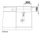 Blanco Zenar XL 6 S-F Dampfgar Plus gránit mosogató 99x50 cm kiegészítőkkel, jobbos / fehér 524085