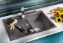 Blanco Lexa 40 S gránit mosogató csepegtetővel 68x50 cm és lefolyó távműködtetővel, törtfehér 527092