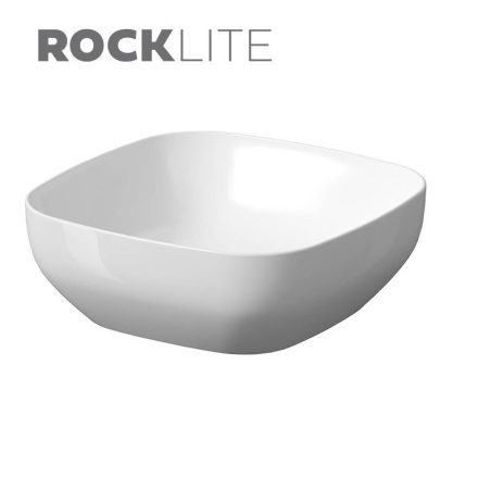 Cersanit Larga ROCKLITE kerámia mosdótál 38x38 cm, túlfolyó nélkül, fehér K677-004