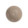 Cersanit Larga ROCKLITE kerámia mosdótál 40x40 cm, túlfolyó nélkül, matt barna K677-046 KIFUTÓ TERMÉK