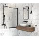 Deante Alpinia falon kívüli zuhanyrendszer kádtöltő csapteleppel, matt fekete NAC_N1AM