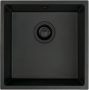Deante Corda 1 medencés szögletes gránit mosogató 44x44 cm, matt fekete ZQA_N10A

