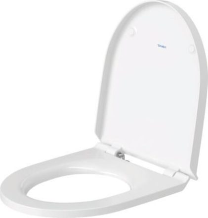 Duravit No.1 WC-ülőke nemesacél zsanérokkal, magasfényű fehér 0020710000 