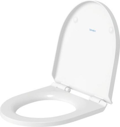 Duravit No.1 DuraStyle Basic WC-ülőke nemesacél zsanérral, magasfényű fehér 0026110000 