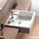 Duravit Vero félig beépíthető kerámia mosdó 55x47 cm, WonderGliss bevonattal 03145500001