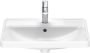 Duravit D-Neo felülről beépíthető mosdó 60x44 cm, WonderGliss bevonattal 03576000271