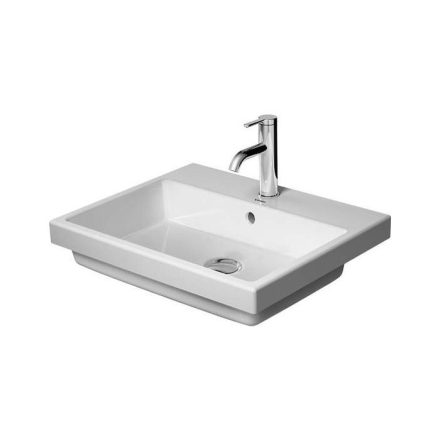 Duravit Vero Air beépíthető kerámia mosdó 55x45,5 cm, WonderGliss bevonattal, alpin fehér 03835500001