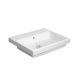 Duravit Vero Air beépíthető kerámia mosdó 55x45,5 cm, alpin fehér 0383550060