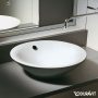 Duravit Starck 1 ráültethető mosdótál 530 mm rögzítővel, alpin fehér 0408530000