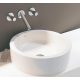 Duravit Starck 1 ráültethető mosdótál 460 mm rögzítővel, fehér alpin 0445460000