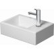 Duravit Vero Air Jobbos kézmosó WonderGliss bevonattal 38x25 cm, bútorral aláépíthető, alpin fehér 07243800001