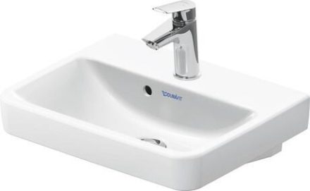 Duravit No.1 kerámia kézmosó túlfolyóval 450x350 mm, magasfényű fehér 07434500002