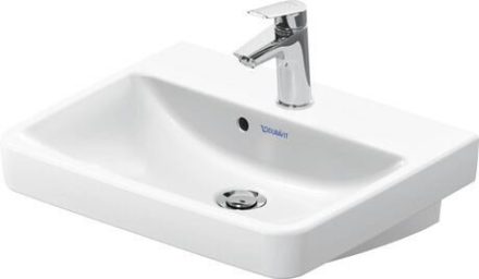 Duravit No.1 kézmosó túlfolyóval 500x400 mm, magasfényű fehér 07435000002