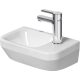 Duravit No.1 kézmosó túlfolyó nélkül 360x220 mm, jobb oldali csaplyukka, magasfényű fehér 07453600412 