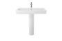 Duravit No.1 DuraStyle Basic mosdóláb 170x190 mm, magasfényű fehér 08584400002