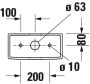 Duravit Starck 3 monoblokk WC tartály vízbekötés bal-jobb oldalon 0920000005