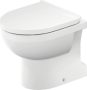 Duravit No.1 mélyöblítésű álló WC csésze 370x560 alsó kifolyással, magasfényű fehér 21840100002 