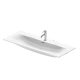 Duravit Viu kerámia mosdó 1230x490 mm, WonderGliss bevonattal, fehér 23441200001