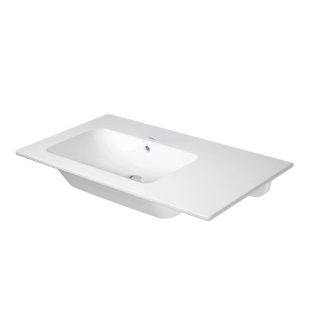 Duravit ME by Starck aszimmetrikus mosdó 83x49 cm csaplyuk nélkül, fehér alpin 2345830060