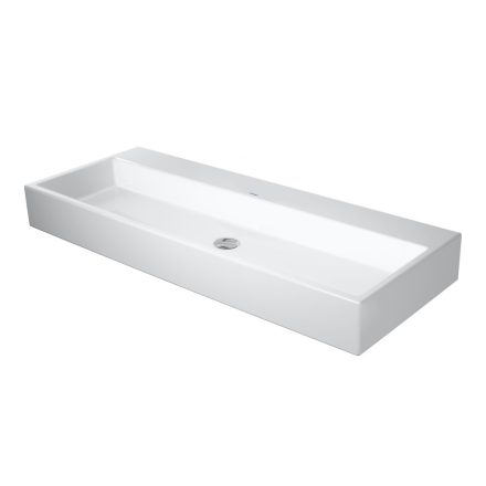 Duravit Vero Air Kerámia mosdó 120x47 cm WonderGliss bevonattal, csaplyuk és túlfolyó nélkül, alpin fehér 23501200701