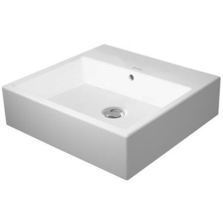 Duravit Vero Air csiszolt kerámia mosdó 50x47 cm, csaplyuk nélkül, alpin fehér 2350500028