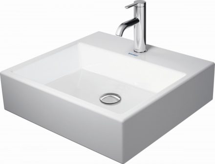 Duravit Vero Air Kerámia mosdó 50x47 cm, túlfolyó nélkül, bútorral aláépíthető, alpin fehér 2350500041