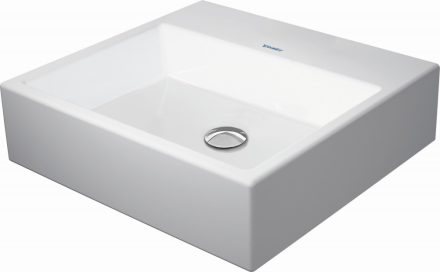 Duravit Vero Air Kerámia mosdó 50x47 cm, csaplyuk és túlfolyó nélkül, bútorral aláépíthető, alpin fehér 2350500070