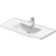 Duravit D-Neo bútorral aláépíthető kerámia mosdó 105x48 cm fehér alpin 2367100000