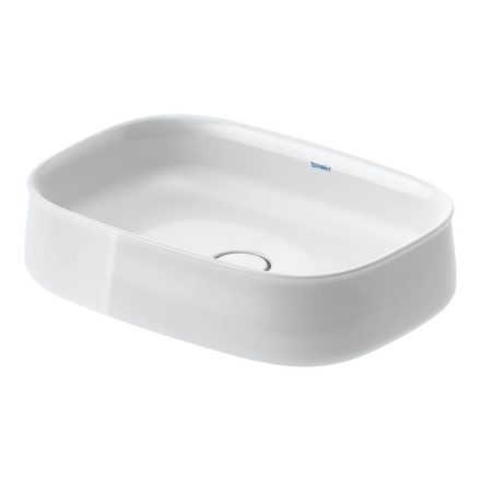 Duravit Zencha kerámia mosdótál 55x39 cm WonderGliss bevonattal, fehér 23735500791