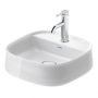 Duravit Zencha kerámia mosdótál 42x42 cm, fehér 2374420071