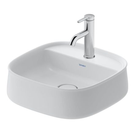 Duravit Zencha kerámia mosdótál 42x42 cm, matt fehér 2374423271