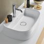 Duravit Zencha kerámia mosdótál 55x39 cm WonderGliss bevonattal, fehér 23745500711