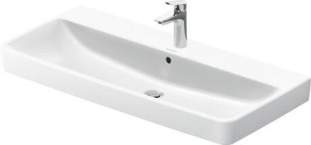 Duravit No.1 DuraStyle Basic mosdó túlfolyóval 1000x460 mm, magasfényű fehér 23751000002 