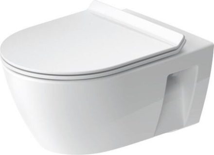 Duravit No.1 DuraStyle Basic Fali WC-szett mélyöblítésű és perem nélküli, magasfényű fehér 45820900A1 