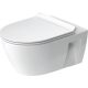 Duravit No.1 DuraStyle Basic Fali WC-szett mélyöblítésű és perem nélküli, magasfényű fehér 45820900A1 