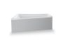 Duravit No.1 DuraStyle Basic trapéz alakú akril fürdőkád 170x100 cm, balos / fehér 700508000000000