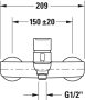 Duravit B.1 egykaros kádcsaptelep, króm B15230000010