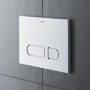 Duravit DuraSystem A1 nyomólap Dual Flush, króm WD5001021000