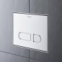 Duravit DuraSystem A1 nyomólap Dual Flush, króm WD5001021000