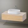 Duravit Zencha fiókos alsószekrény 100, fiókrendező nélkül, natúr tölgy/matt taupe ZE4811030830000