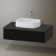 Duravit Zencha fiókos alsószekrény 100, fiókrendező nélkül, texturált fekete/matt grafit ZE4811063800000