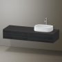 Duravit Zencha jobbos alsószekrény 160, dió fiókrendezővel, fekete tölgy/matt grafit ZE4814R16800G00