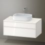 Duravit Zencha alsószekrény 100, fiókrendező nélkül, fehér üveg/matt fehér ZE4821064840000