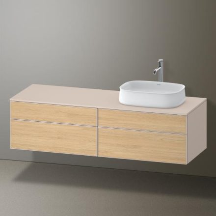 Duravit Zencha jobbos alsószekrény 160, fiókrendező nélkül, natúr tölgy/matt taupe ZE4824R30830000